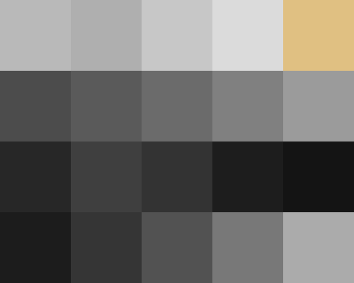 12 Angry Men palette grid