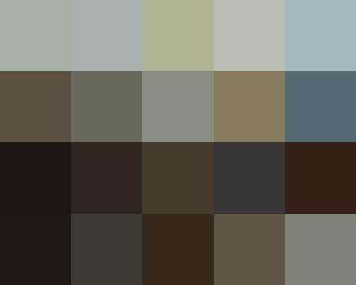 Chinatown palette grid