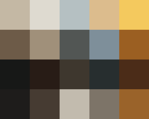 Dune palette grid